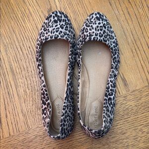 Leopard Print Women's Ballet Flats